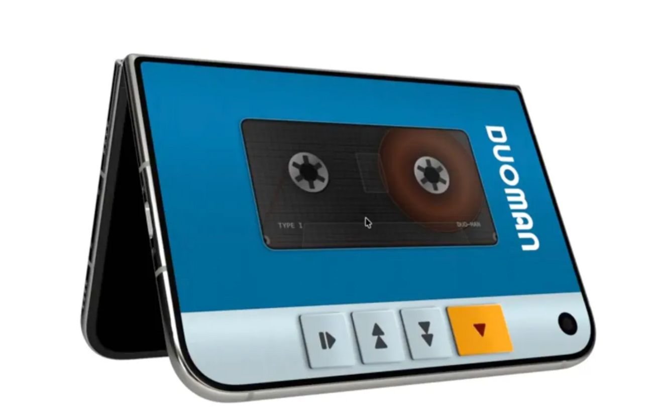 Для гнучкого iPhone Duo створили ностальгічний застосунок-касетник Duo-Man