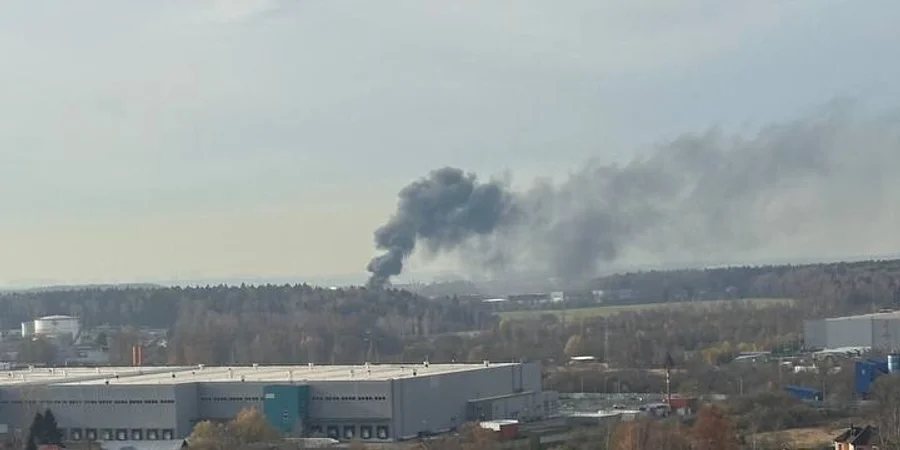 Пожежа біля аеропорту Шереметьєво в Москві виникла на тлі атаки дронів